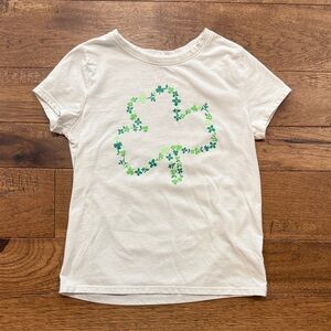 Cat & Jack Girls Shamrock St. Patrick’s Day Short-Sleeve Shirt - Size M (8)